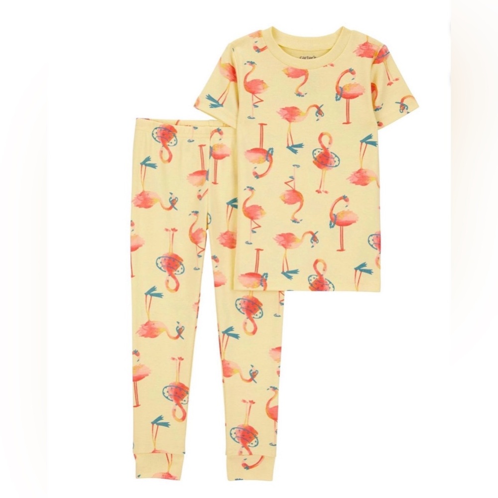 Carters Flamingo Print Kids Pajamas